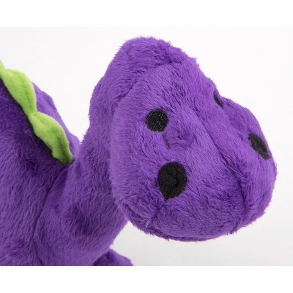 Godog Durable Plush Squeaker Dog Toy, Purple, Small 70961-48997-024